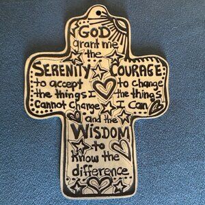 Serenity Prayer cross
